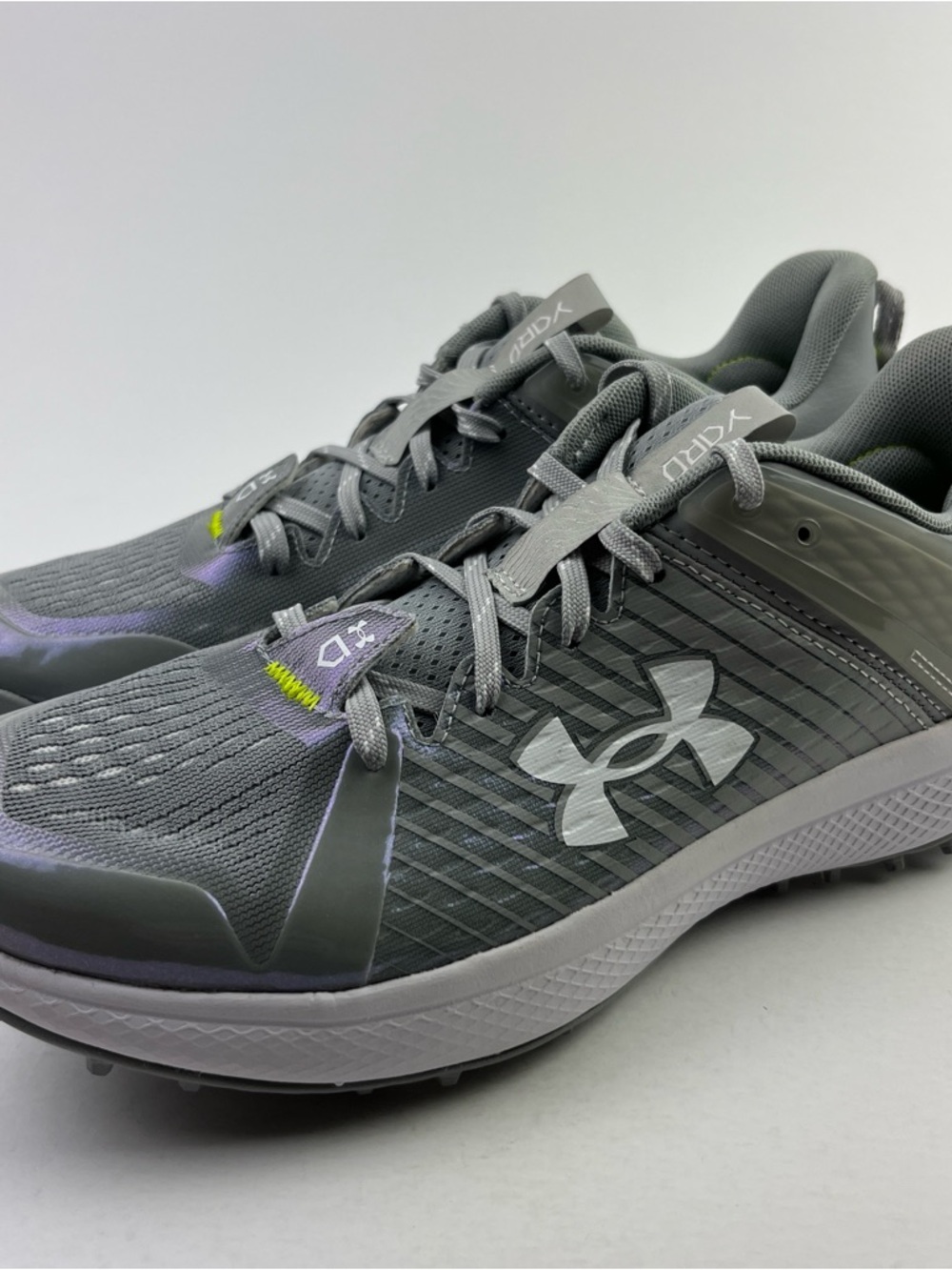 Under Armour UA Yard Turf Mens Size 8.5 Baseball Shoes Grey 3025593-102 - Picture 5 of 12